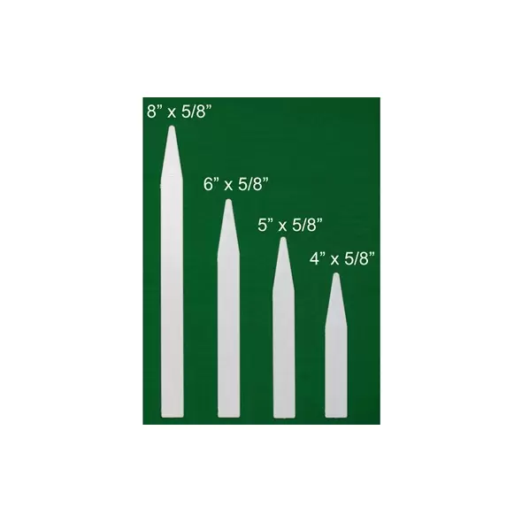 DPI 1000/5" Molded Plastic Labels White