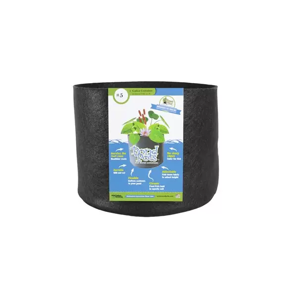 Smart Pot Pond Pot 5gal Black