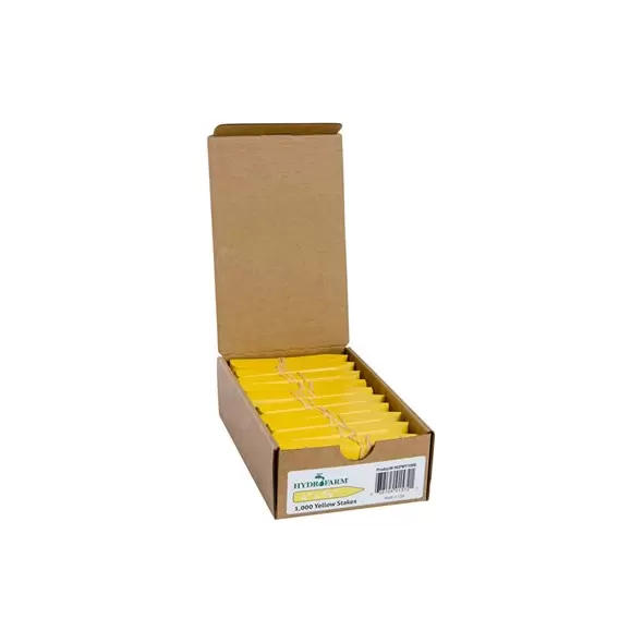HDF 4"x5/8" Plant Stake Labels Yellow