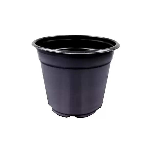 Landmark 04.50 Geranium Round Thermoformed Pot Maxi Grow Black 450 Per Case 48 Cases Per Pallet ( X-45RMGTB )