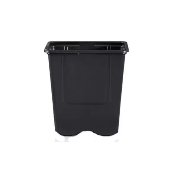POPP VQF 11X11X11.5 QT SQ POT BLK 840/CS 16CS/PL