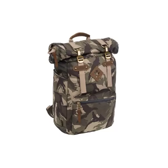 Revelry Drifter Rolltop Backpack Camo Brown