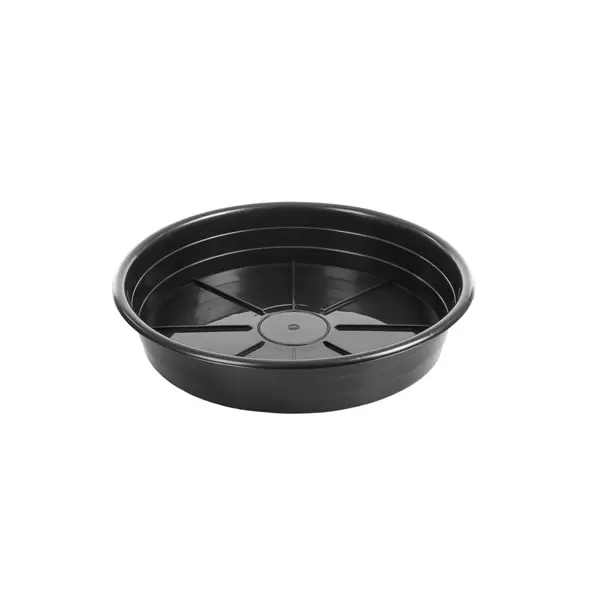 SunPack 8" Premium Saucer Black