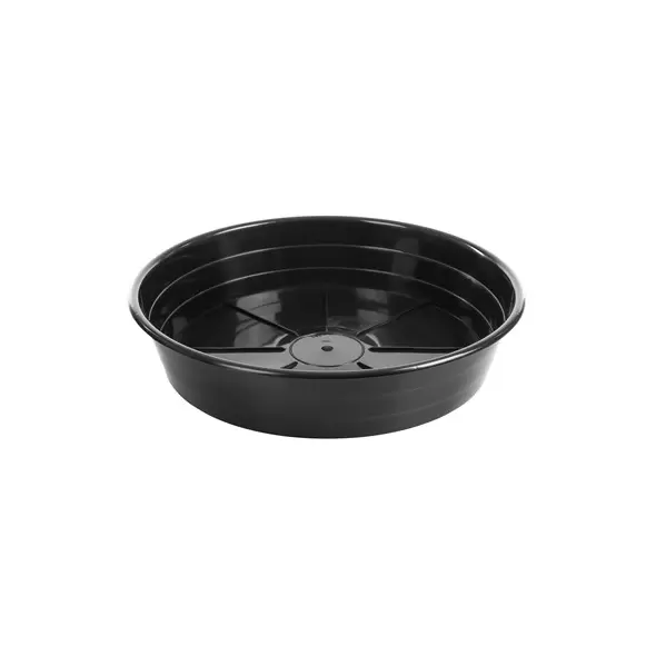 SunPack 12" Premium Saucer, Black