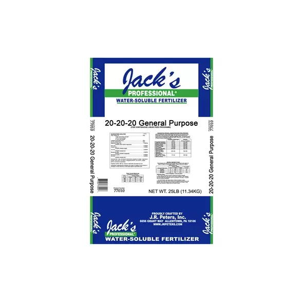 Jacks Prof General Purpose 20-20-20 25Lb (80/Pl)