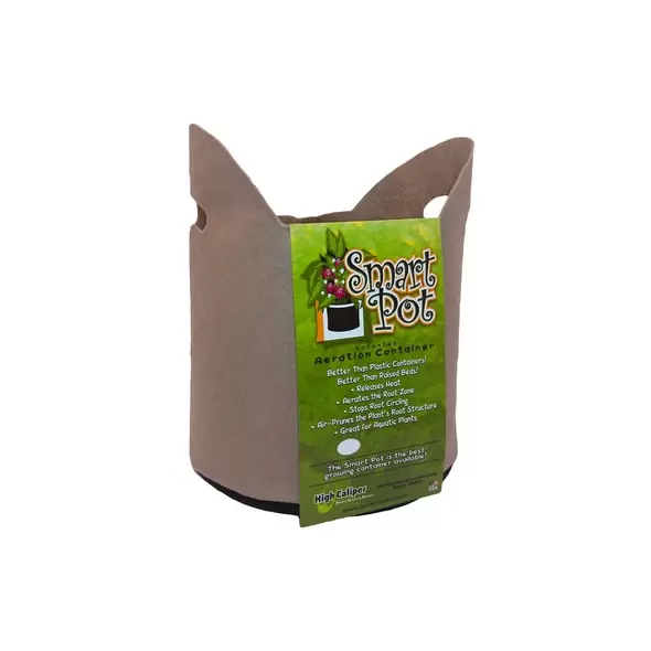 Smart Pot 5gal Tan w/ Handles Bulk Box