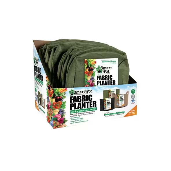 Smart Pot 20gal Tomato & Melon Planter Green w/Display Box