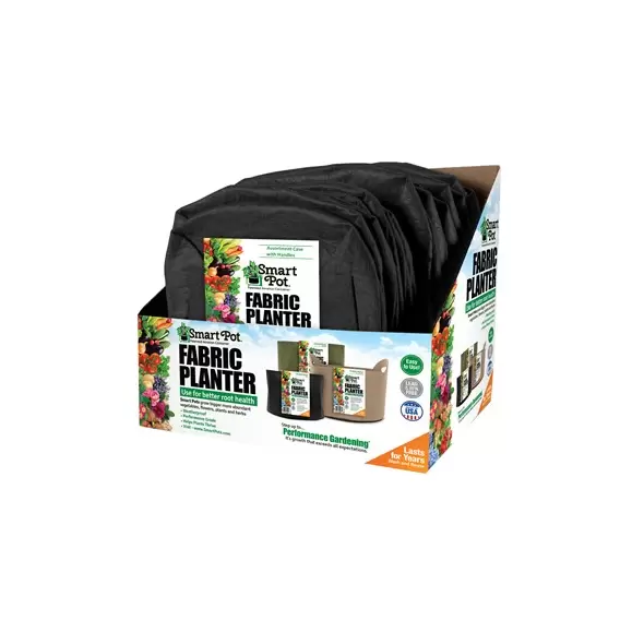 Smart Pot 12pc 5gal Multi Purpose Large - 3 Color Assortment w/Display Box