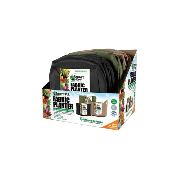 Smart Pot 12pc 15gal Potato & Squash - 3 Color Assortment w/Display Box