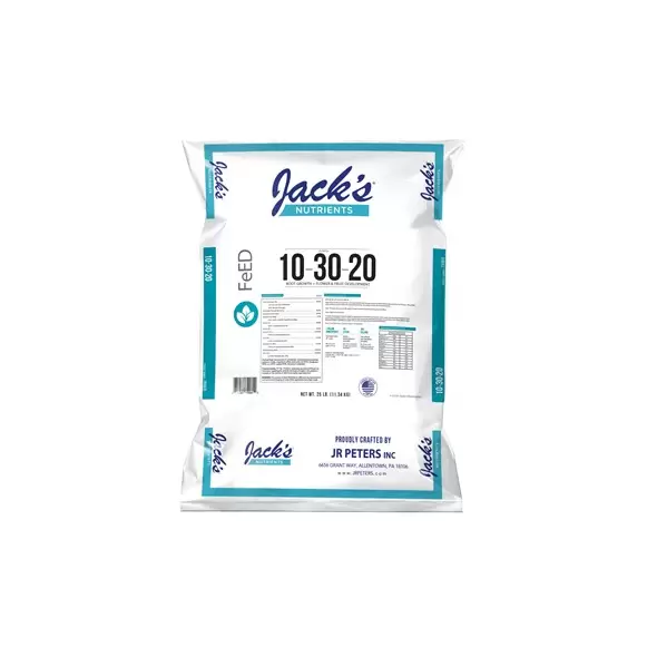 Jacks 10-30-20 Bloom 25Lb (80/Pl)