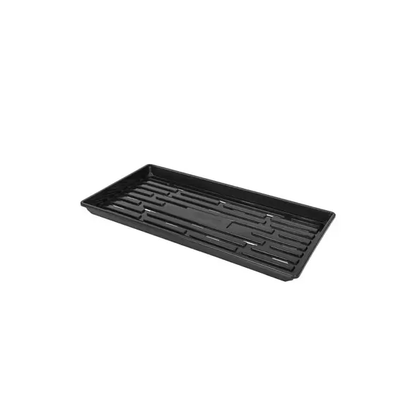 SunPack 1020 Heavy Duty Shallow Tray, Black w/Hole