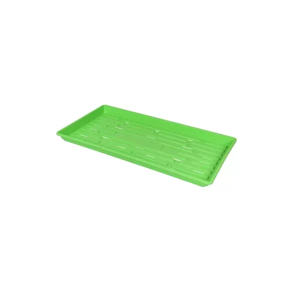 SunPack 1020 Heavy Duty Shallow Tray, Green w/Hole
