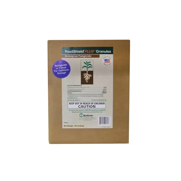 BioWorks RootShield Plus G 10Lb OMRI (Direct) ( Trichoderma harzianum strain T-22, Trichoderma virens strain G-41 ) 50 bag minimum buy