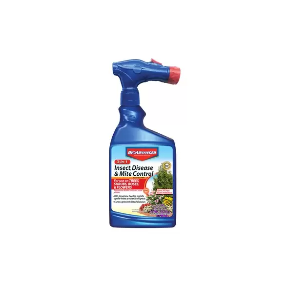 BioAdvanced 32oz 3-In-1 Insect Disease & Mite Control RTS (Keywords: Bayer )