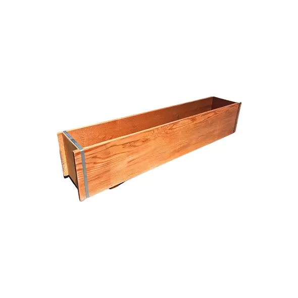 A&G 3' Banded Redwood Window Box