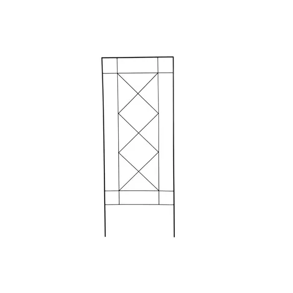 AGW 64" Tall Filigree Screen Trellis Matte Black