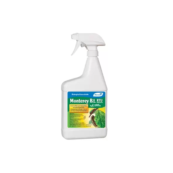 Monterey 32oz B.t. Bacillus thuringiensis Biological Insecticide RTU BT