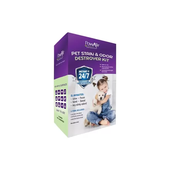 PowAir Pet Stain & Odor Destroyer Kit