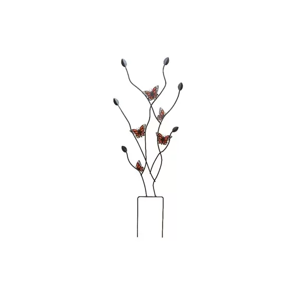 Panacea 40"H Butterflies Pot Trellis