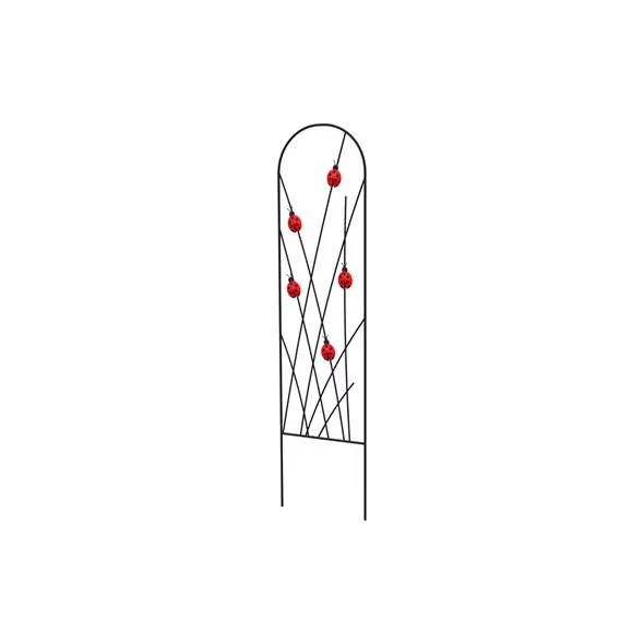 Panacea 40" H Ladybug Pot Trellis