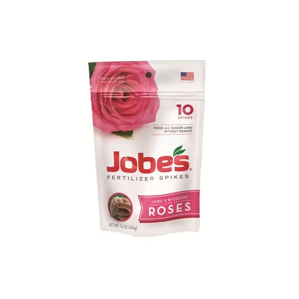 Jobes 10ct Rose Fertilizer Spikes 9-12-9