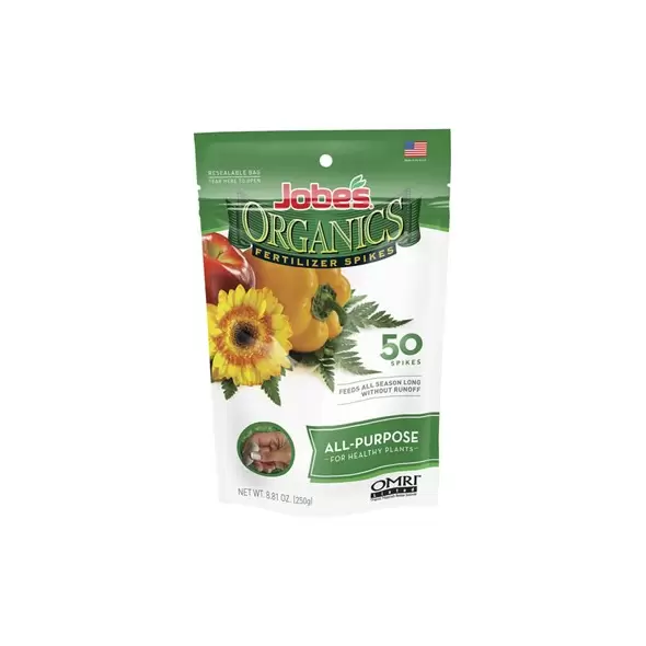 Jobes 50ct Organic All Purpose Fertilizer Spikes