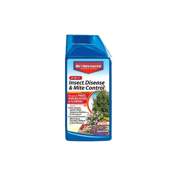 BioAdvanced 32oz 3-in-1 Insect Disease Mite Concentrate Non-Neonic
