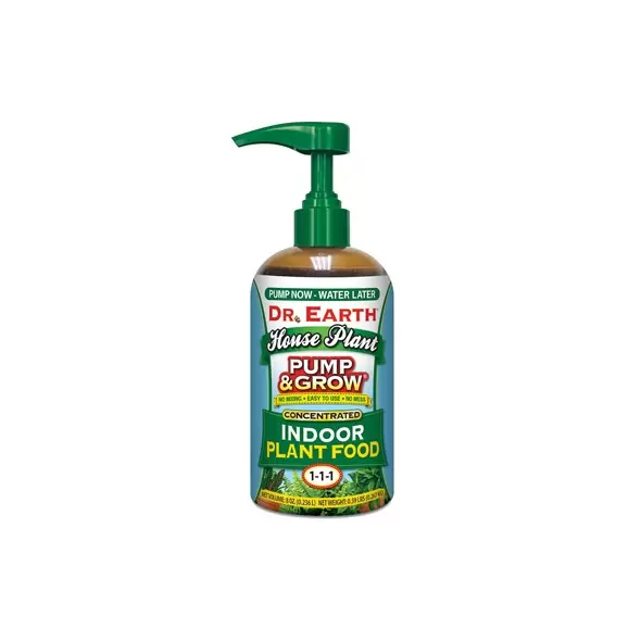 Dr Earth 8oz Pump & Grow House Plant Liquid Plant Food