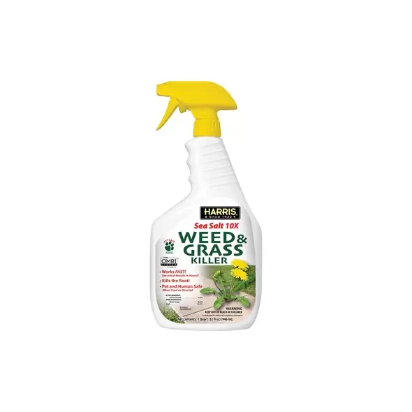Harris 32oz Sea Salt Weed & Grass Killer CA ok