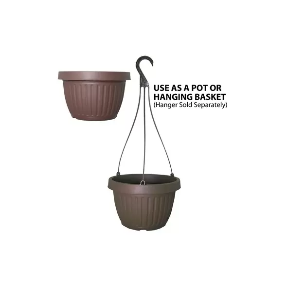 Grower Select 10.50 Combo Pot With Dish Brown 50/CS 40CS/PL