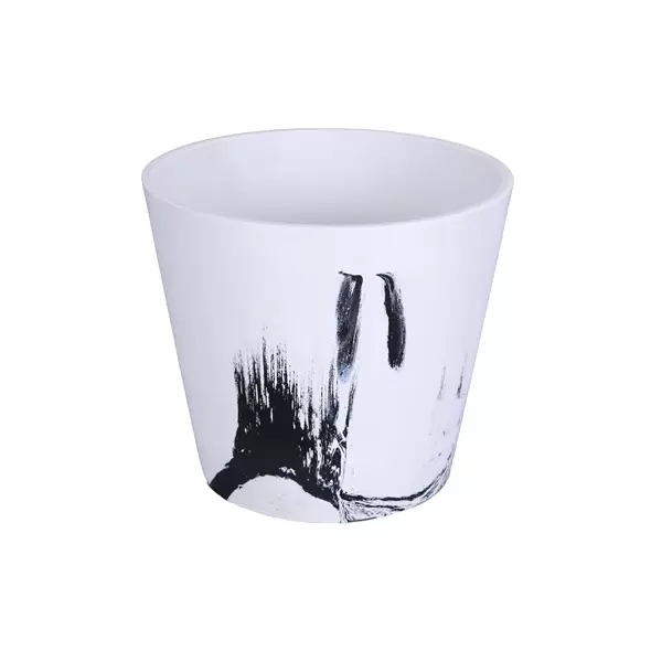 Gardener Select 6.7" Mixed Stone White and Black Planter