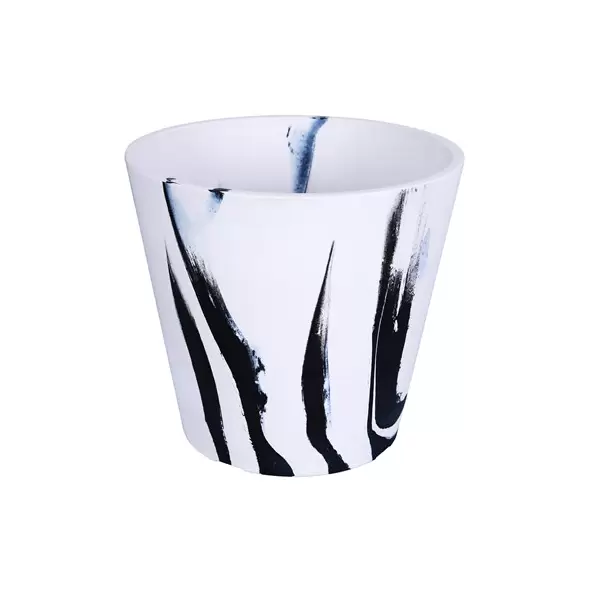 Gardener Select 7.9" Mixed Stone White and Black Planter