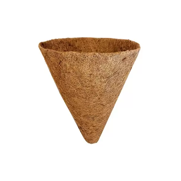 Gardener Select 12" Cone Coco Liner for Plaid Hanging Basket
