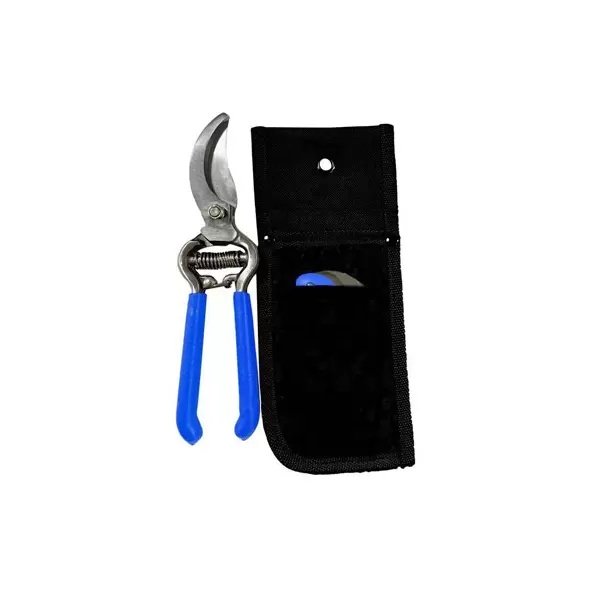 Gardener Select 3pc Garden Gift Set - 8" Bypass Pruner, Folded Knife & Pouch Bag