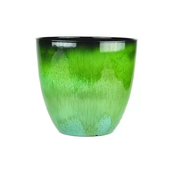 Gardener Select 12" Egg Planter Green Flower Planter 6/CS