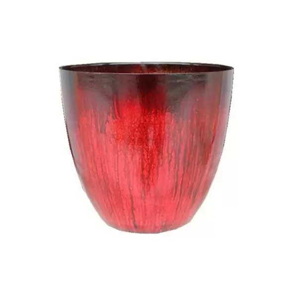 Gardener Select 15" Egg Planter Red Flower Planter 4/CS