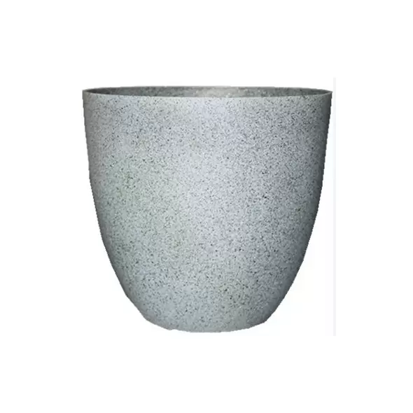 Gardener Select 18" Egg Planter Granite Flower Planter 4/CS
