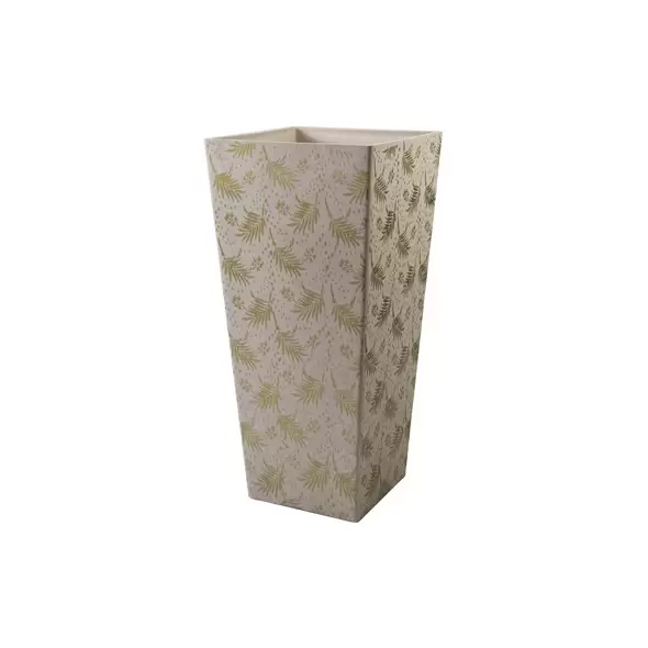 Gardener Select 16"x32" Mixed Stone White Planter