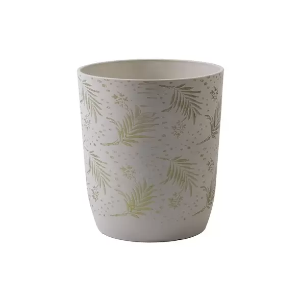 Gardener Select 11.8"x12.5" Mixed Stone White Planter