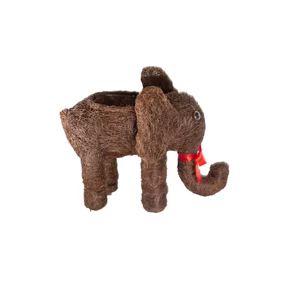 Gardener Select 7" Small Straw Elephant Topiary 6/CS