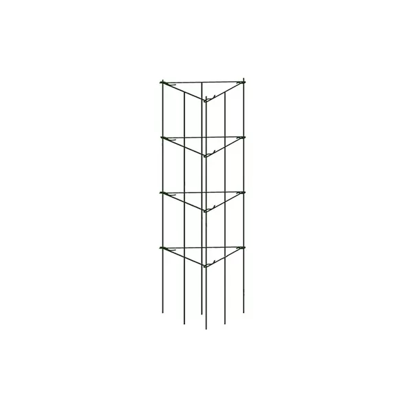 Gardener Select 33"x12" Triangle Folding Tomato Cage Green