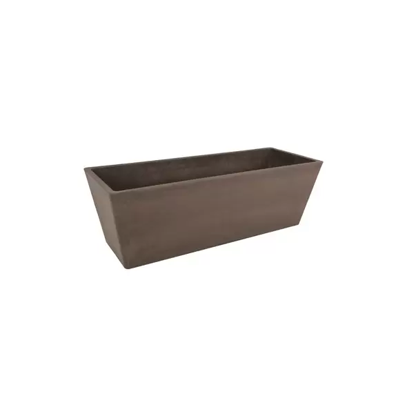 Gardener Select 19" Rectangle Balcony Planter Chocolate