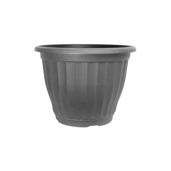Grower Select 17.00 Castella Planter Aged Black 7gal 29/CS - 17.3in OD x 12.6in H