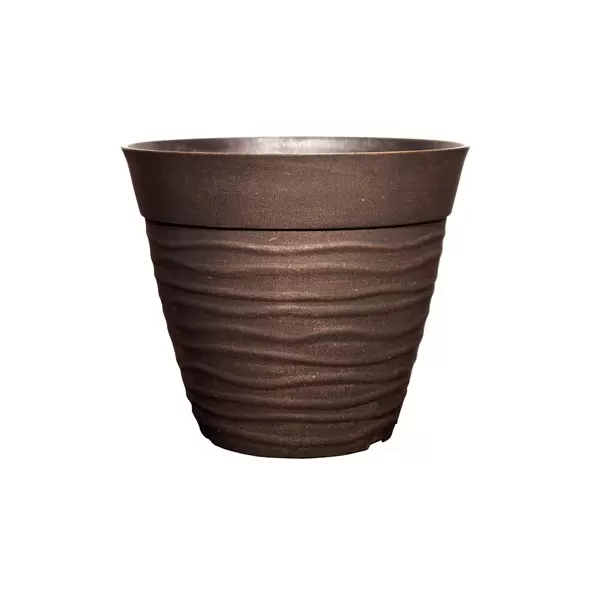 Grower Select 12.00 Dune Flat Rim Planter Warm Copper 25/CS