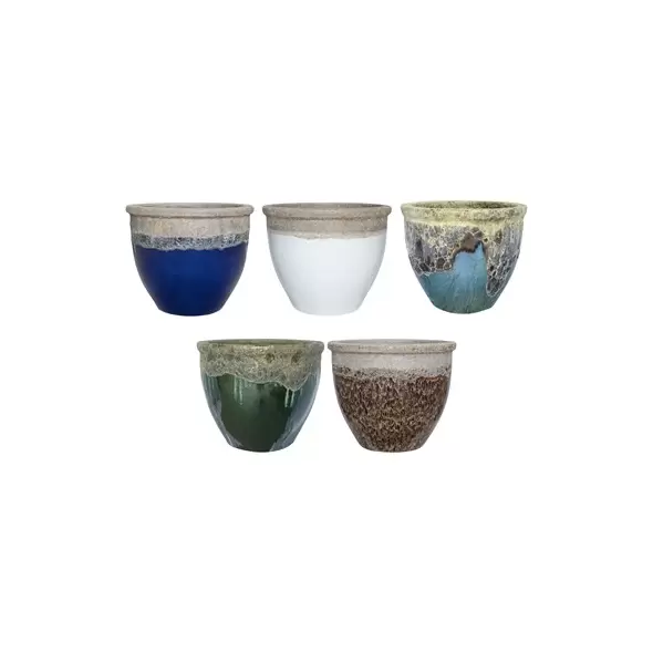 MCarr 45pc Flat Rim Planter Pallet Mixed Volcanic