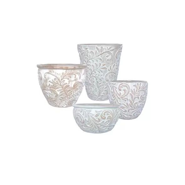 MCarr 16pc Aquapot Planter Pallet Antique White