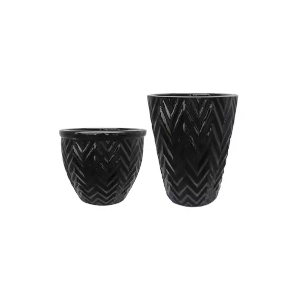 MCarr 16pc Aquapot Planter Pallet Glossy Black