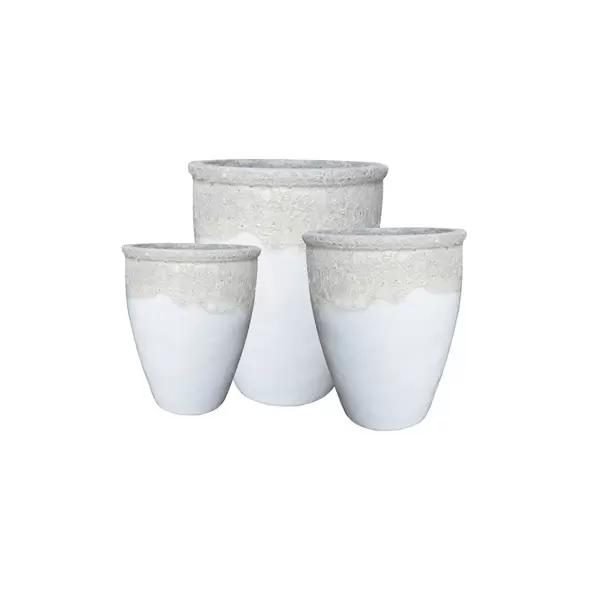 MCarr 6pc Aquapot Planter Pallet Volcanic White