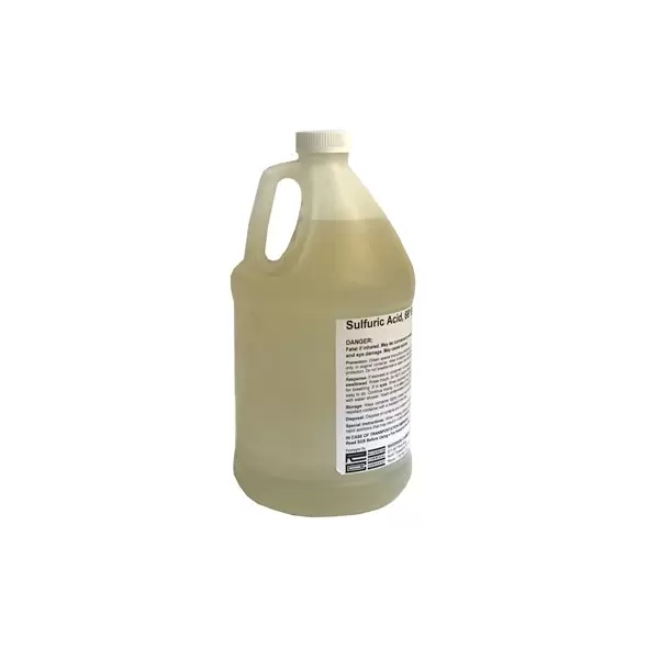 RIV Sulfuric Acid 93% 1Case HAZ (4X1Gl) 66 DEG sold by case only