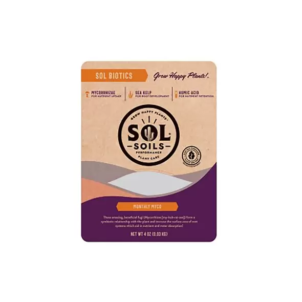 Sol Soils 4oz Biotics Monthly Myco 10/CS
